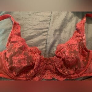 ❤️4/$40 Dark peach sheer balconet bra 36 B